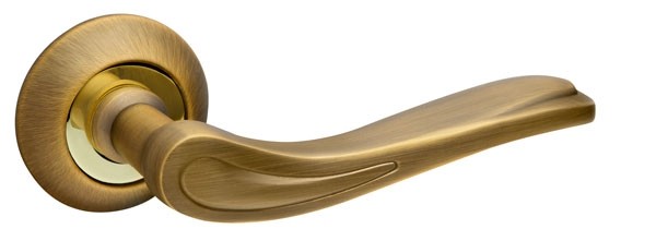 Ручка Fuaro (Фуаро) раздельная R.RM54.MELODY (MELODY RM) AB/GP-7 бронза/золото 