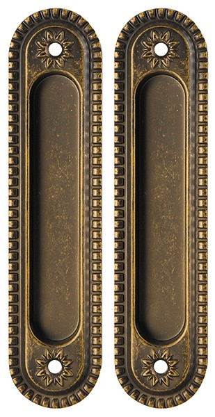 Ручка Armadillo (Армадилло) для раздвижных дверей SH.CL152.010 (SH010/CL) OB-13 античная бронза 