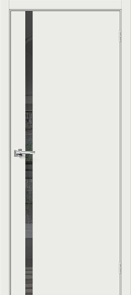 Браво-1.55.П (ПО) Mirox Grey | White Matt
