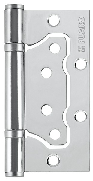 Петля Fuaro (Фуаро) универсальная без врезки IN4500W-BL CP (500-2BB/BL 100x2,5) хром БЛИСТЕР 