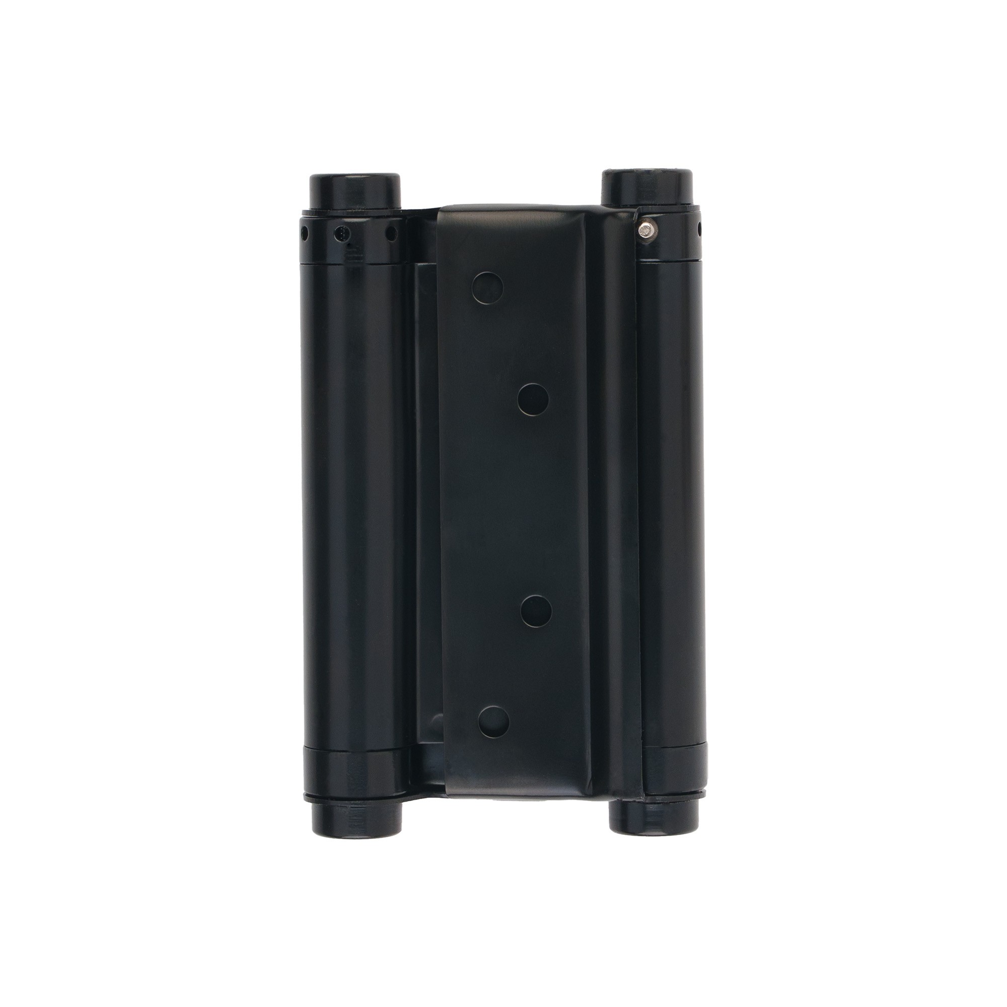 Пружинная Fuaro (Фуаро) двусторонняя (барная) петля DSH5 (125х86х1,5) INOX 201 BL черный (блистер) 