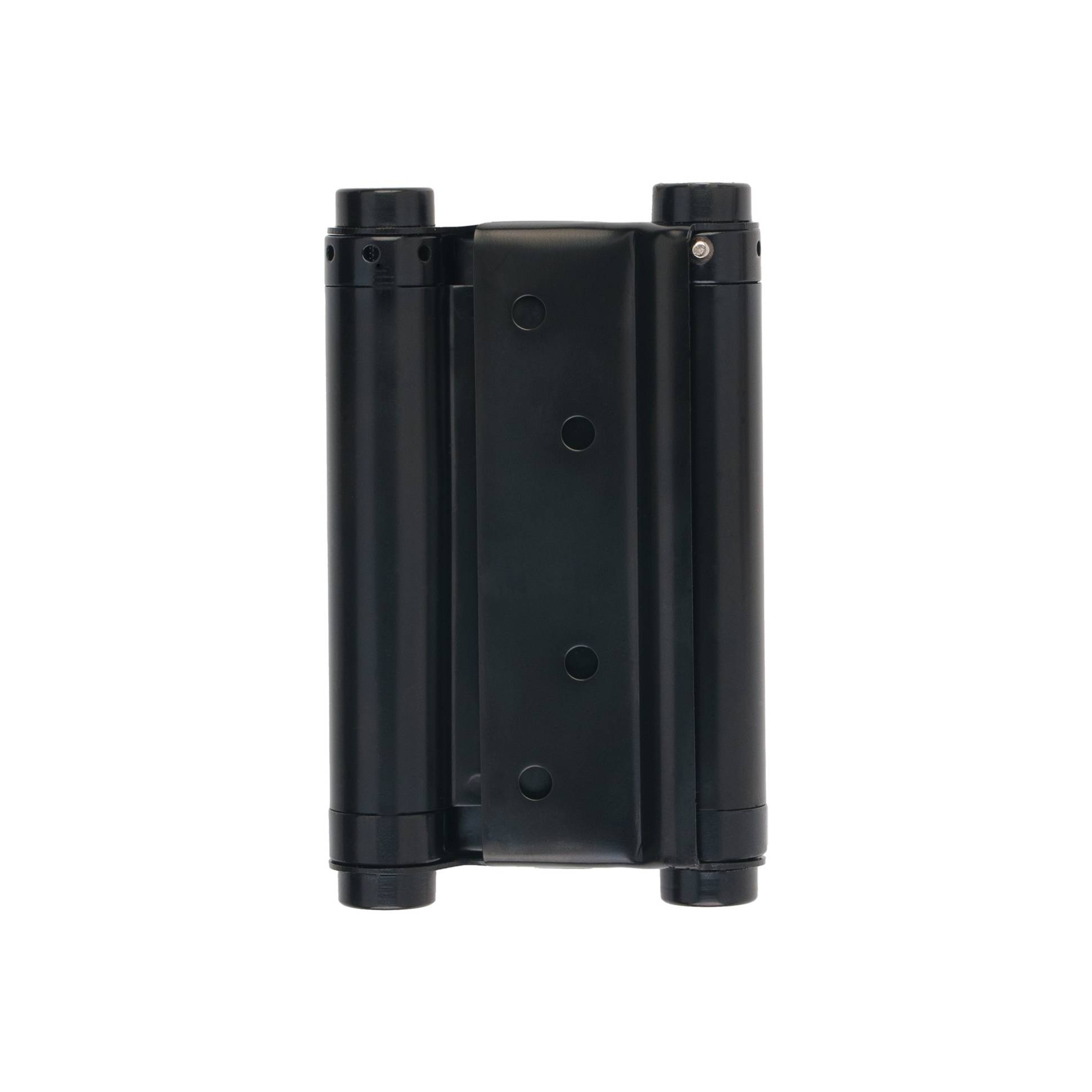 Пружинная Fuaro (Фуаро) двусторонняя (барная) петля DSH5 (125х86х1,5) INOX 201 BL черный (блистер) 