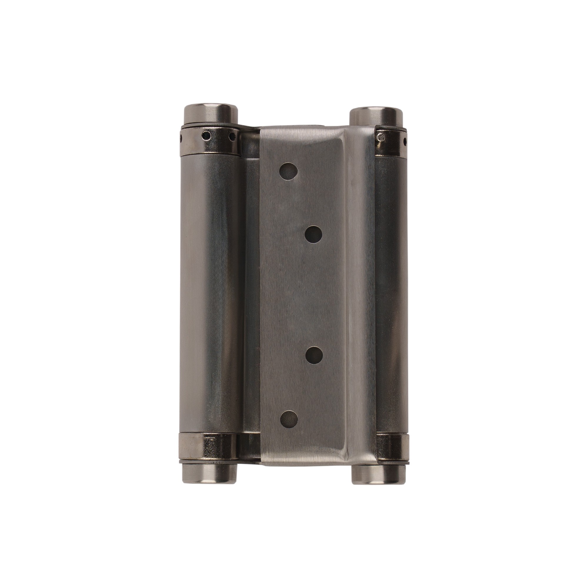 Пружинная Fuaro (Фуаро) двусторонняя (барная) петля DSH5 (125х86х1,5) INOX 201 SN мат. никель (блистер) 