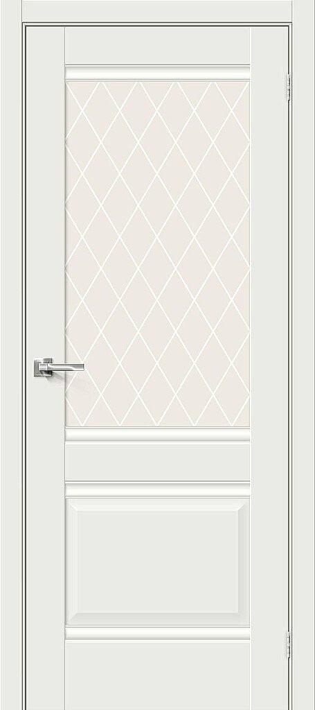 Прима-3 (ПО) White Сrystal | White Matt