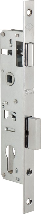 Корпус Kale kilit (Кале килит) узкопрофильного замка с защёлкой 153/P (25 mm) w/b (хром) STB 153P2500018 