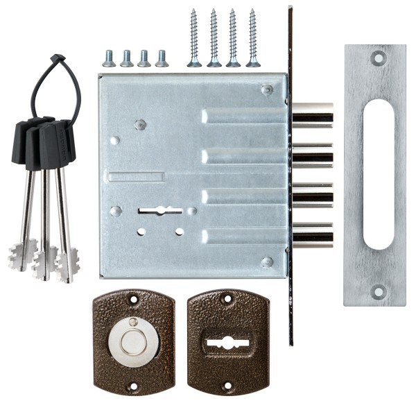 Замок Sam (Сам) врезной сувальдный ЗВ8-8М/13, 3 кл. /81300/ 