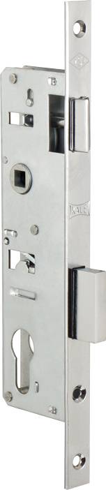 Корпус Kale kilit (Кале килит) узкопрофильного замка с защёлкой 153/P (35 mm) w/b (хром) 