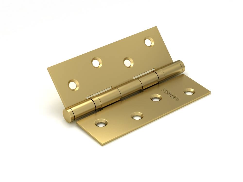 Петля Fuaro (Фуаро) универсальная IN4200U SB (2BB 100x75x2,5) мат. золото 