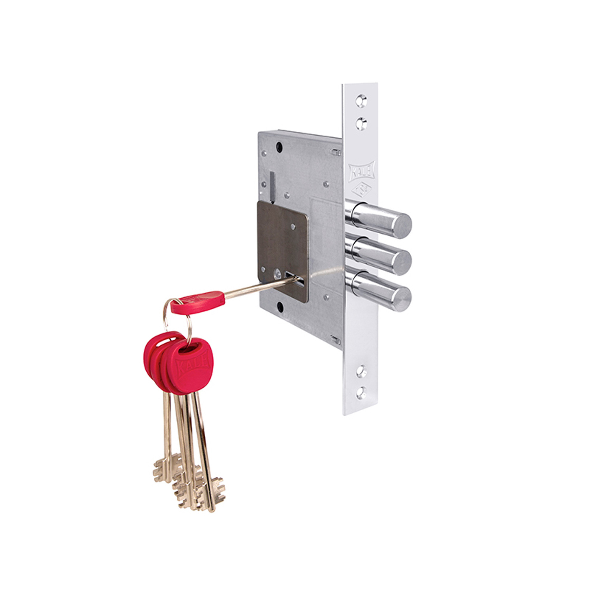 Замок Kale kilit (Кале килит) врезной сувальдный 257/L, 5 кл. (кл. 60 мм) 