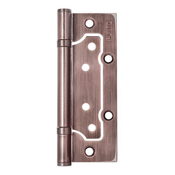 Петля Punto (Пунто) универсальная без врезки IN5200W AC (200-2B 125x2,5) медь Петля Punto (Пунто) универсальная без врезки IN5200W AC (200-2B 125x2,5) медь