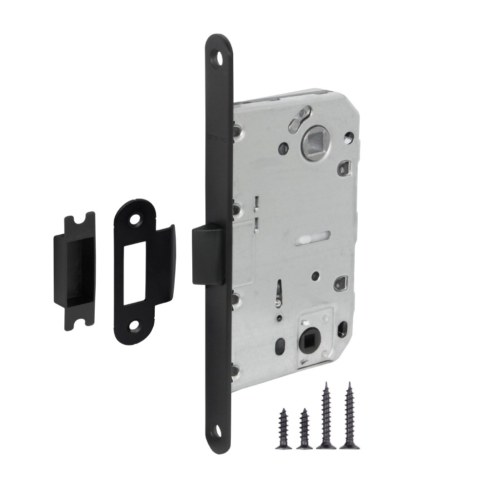 Защелка Fuaro (Фуаро) PLASTP96WC-50 (P96WC-50) BL черный 