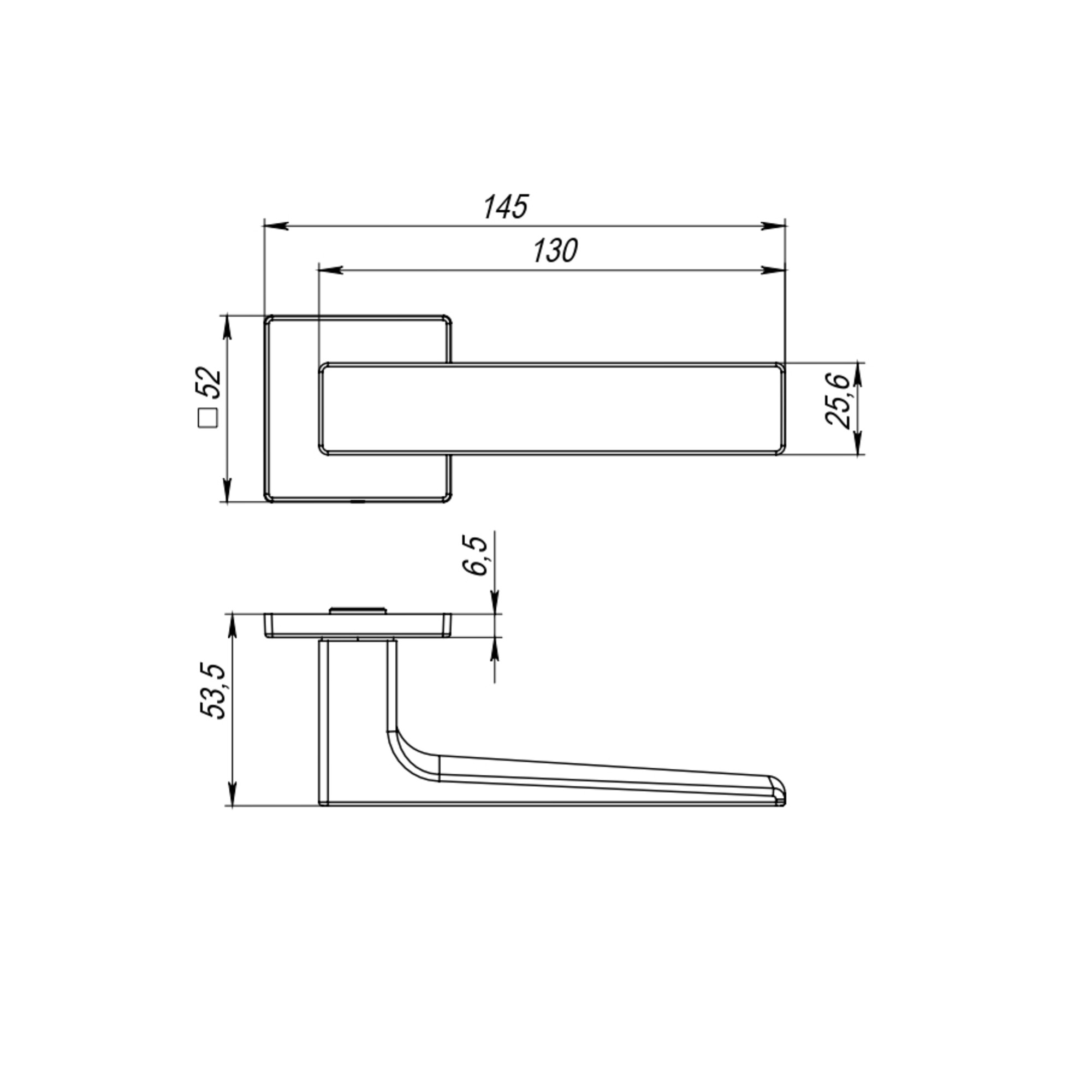 Ручка Fuaro (Фуаро) раздельная K.RL52.REDLINE (RED LINE RL) BL-24 черный Ручка Fuaro (Фуаро) раздельная K.RL52.REDLINE (RED LINE RL) BL-24 черный