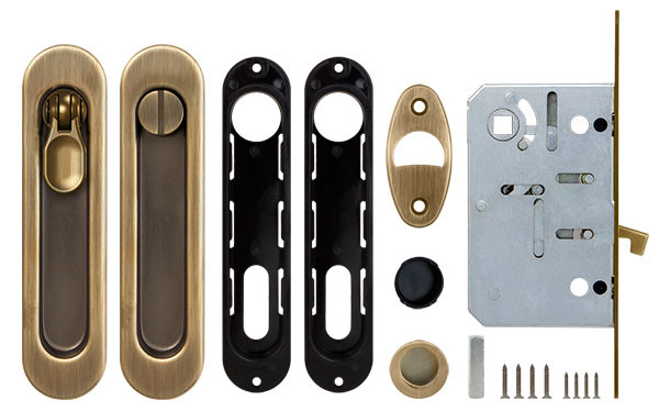 Набор Armadillo (Армадилло) для раздвижных дверей SH.LD152.KIT011-BK (SH011-BK) WAB-11 матовая бронза 
