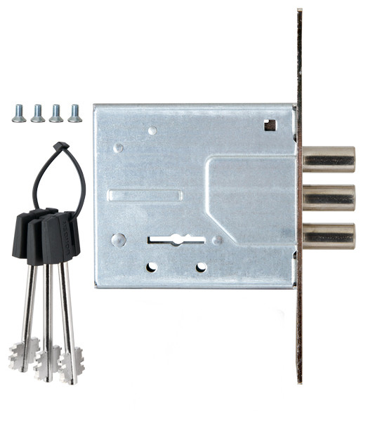Замок Sam (Сам) врезной сувальдный ЗВ8-8У/13 (без отв. планки), 3 кл. /76300/ Замок Sam (Сам) врезной сувальдный ЗВ8-8У/13 (без отв. планки), 3 кл. /76300/