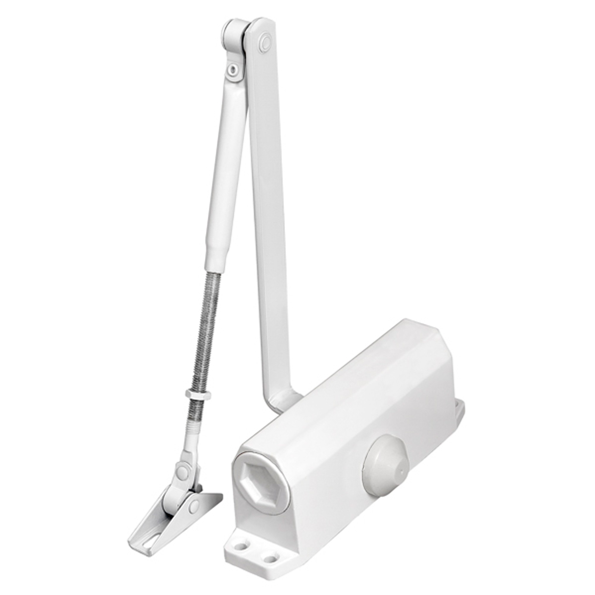 Доводчик Punto (Пунто) дверной SDC2020 WH 25-45 кг (белый) 