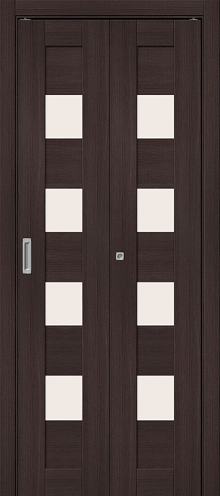 Межкомнатные двери, Складные двери, Эко Шпон, Bravo Браво-23 Wenge ...