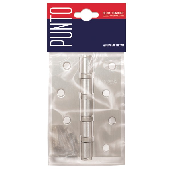 Петля Punto (Пунто) универсальная IN4100U-HD CP (4B/HD 100х70х2.5) хром ПОДВЕС 