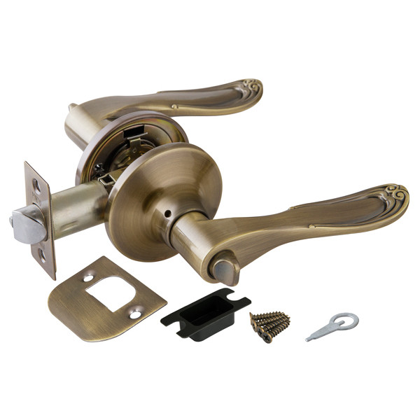 Ручка Punto (Пунто) защелка DK630 AB-BK (6030 AB-B) (фик.) бронза 