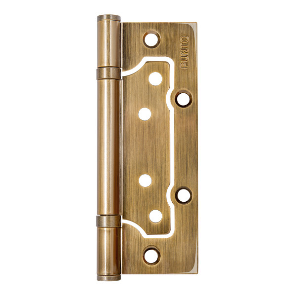 Петля Punto (Пунто) универсальная без врезки IN5200W CFB (200-2B 125x2,5) кофе глянец 