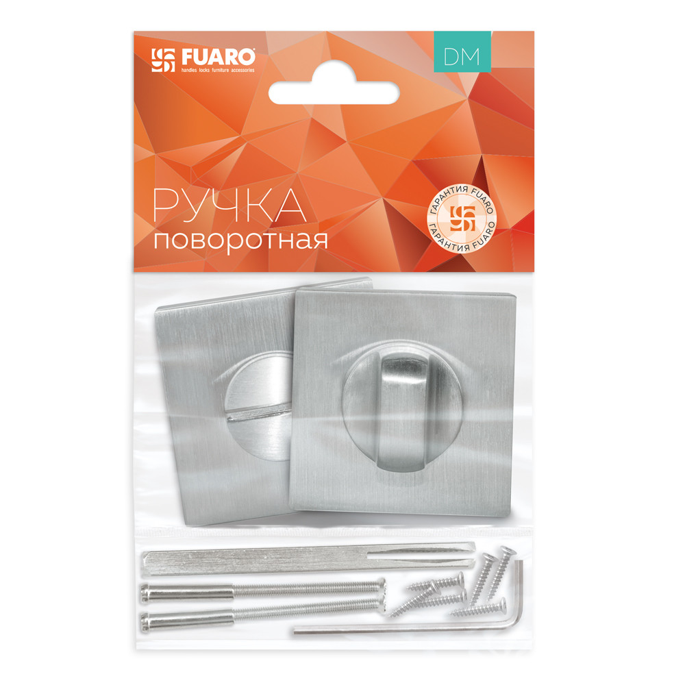 Ручка Fuaro (Фуаро) поворотная BK6.K.DM51 (BK6 DM) SSC-16 сатинированный хром 