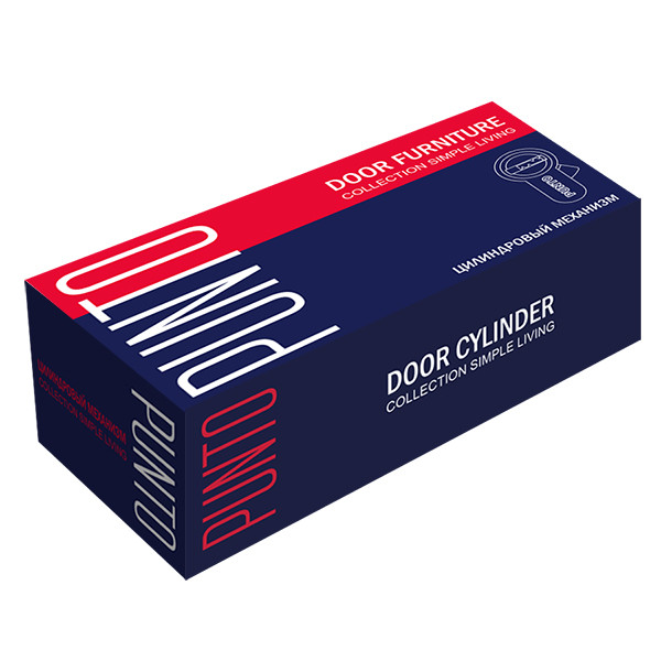 Цилиндровый Punto (Пунто) механизм (A202/90) A2002Knob90(50+10+30) с вертушкой SN никель 