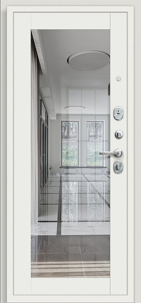 Флэш Kale Шагрень белая/Off-white