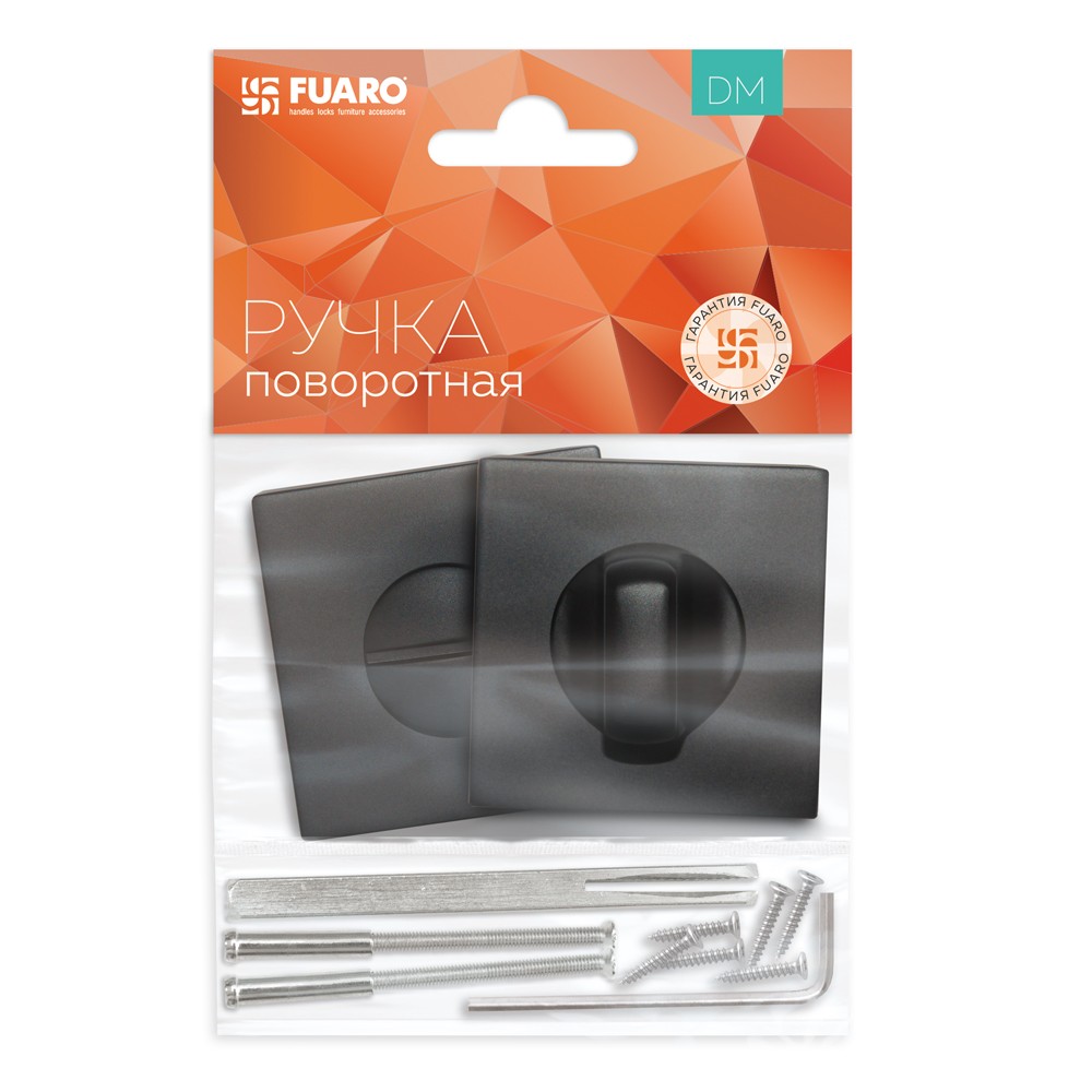 Ручка Fuaro (Фуаро) поворотная BK6.K.DM51 (BK6 DM) BL-24 черный 