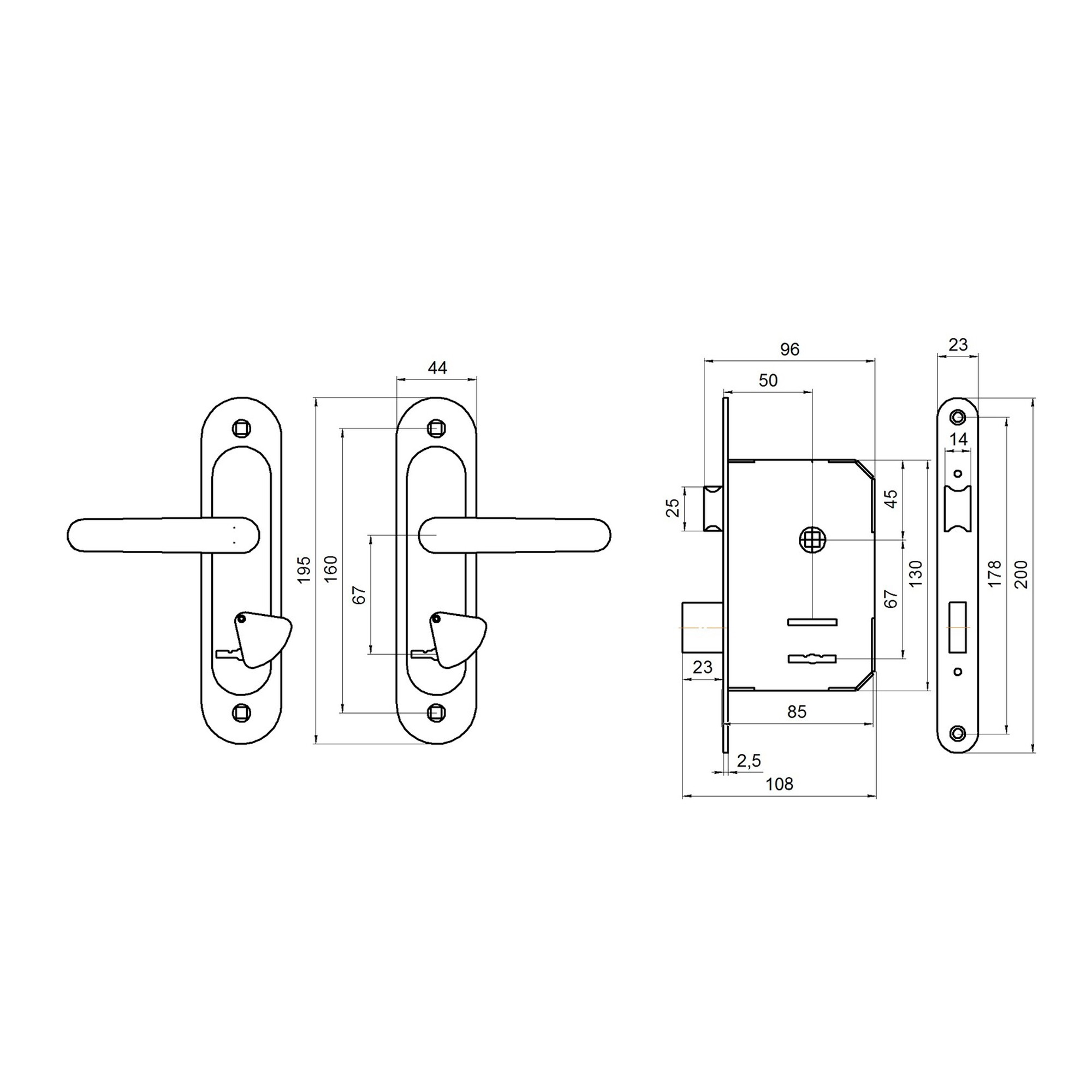 Замок Absolyute (Абсолют) врезной сувальдный с защёлкой в комплекте с ручкой ЗВ9.2-08 (медь антик), 3 кл. Замок Absolyute (Абсолют) врезной сувальдный с защёлкой в комплекте с ручкой ЗВ9.2-08 (медь антик), 3 кл.