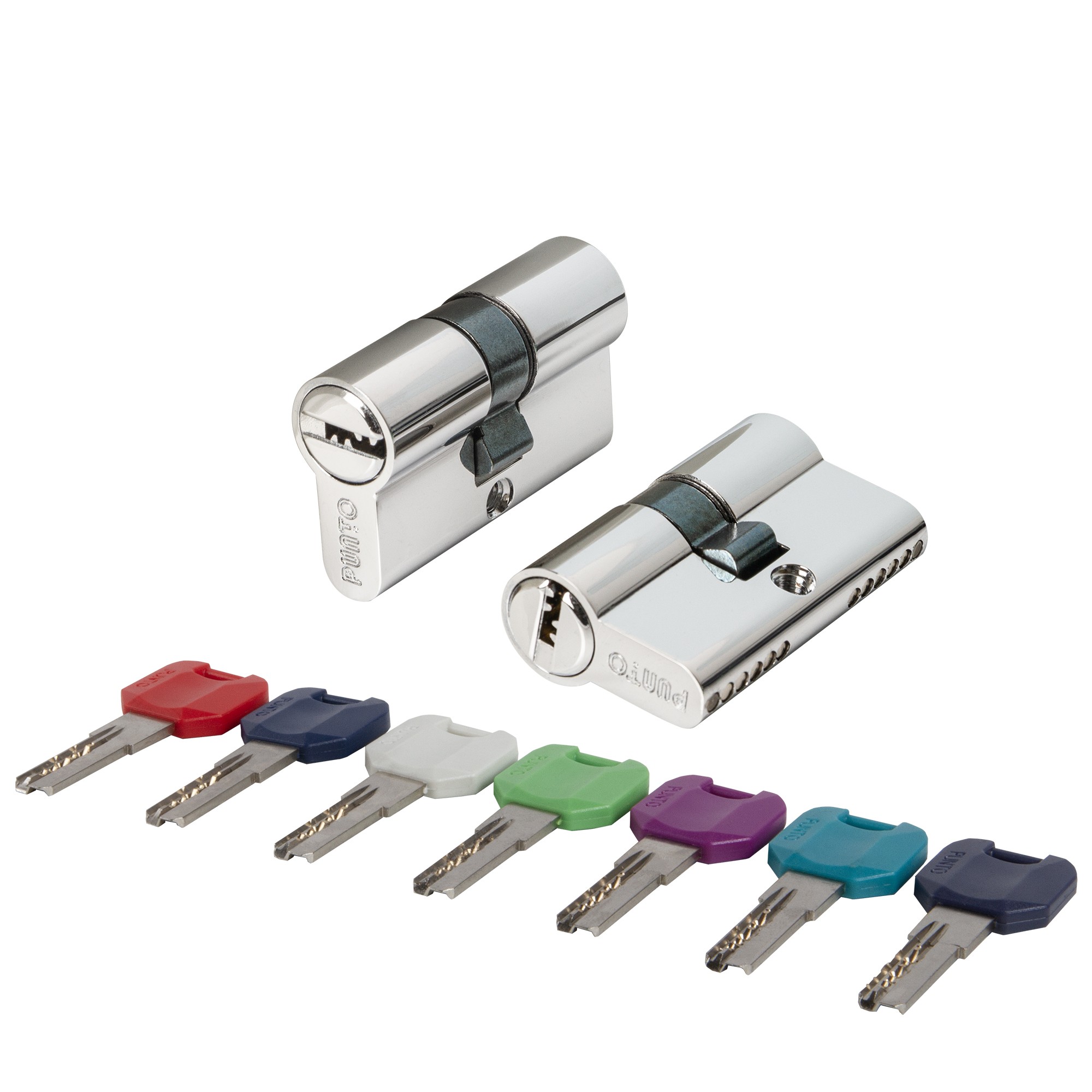 Цилиндровый Punto (Пунто) механизм MaxPro7000Key 52mm (21+10+21) CP хром 7key 