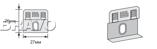 Клипса с крепежом 27*26 мм Клипса с крепежом 27*26 мм