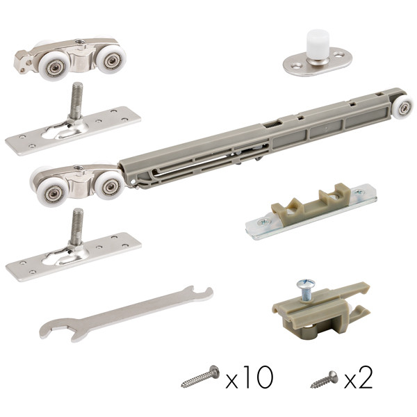 Комплект Armadillo (Армадилло) для раздвижных дверей SLD.Comfort-PRO.SET3.soft close+roller/80 