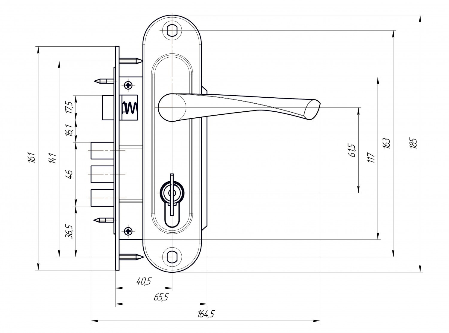 Замок Zenit (Зенит) врезной цилиндровый с защёлкой в комплекте с ручкой ЗВ7-60.1-02 (медь), 5 кл. Замок Zenit (Зенит) врезной цилиндровый с защёлкой в комплекте с ручкой ЗВ7-60.1-02 (медь), 5 кл.