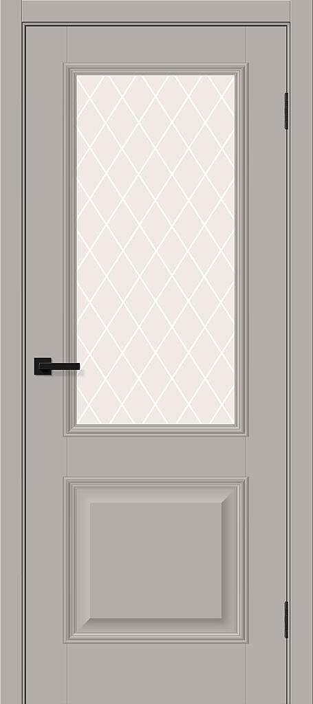 Классик-13 (ПО) White Сrystal | Grey Silk