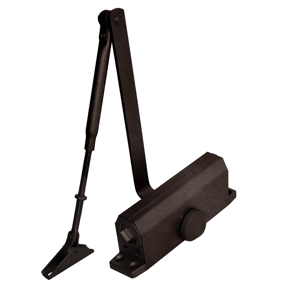 Доводчик Ajax (Аякс) дверной DCTR80-140 (TDR-140) 80-140кг BR коричневый 