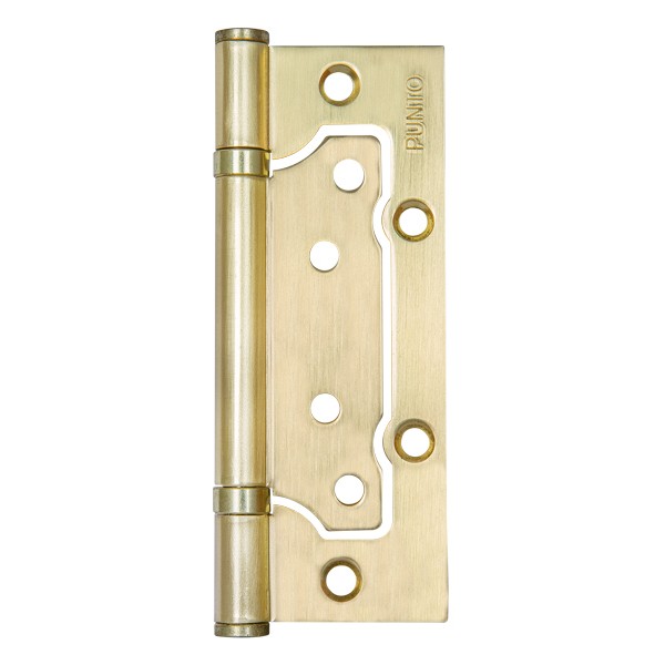 Петля Punto (Пунто) универсальная без врезки IN5200W SB (200-2B 125x2,5) мат. золото 