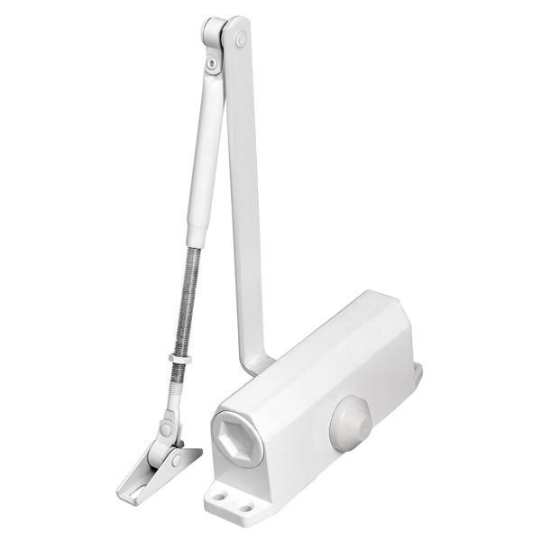 Доводчик Punto (Пунто) дверной SDC2040 WH 55-80 кг (белый) 