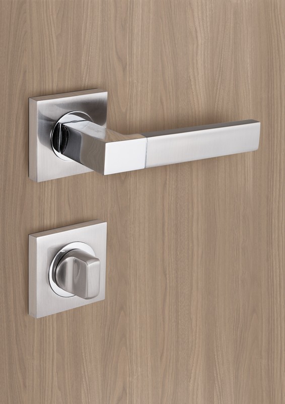 Ручка Fuaro (Фуаро) раздельная K.KM52.ETHNO (ETHNO KM) SN/CP-3 матовый никель/хром Ручка Fuaro (Фуаро) раздельная K.KM52.ETHNO (ETHNO KM) SN/CP-3 матовый никель/хром