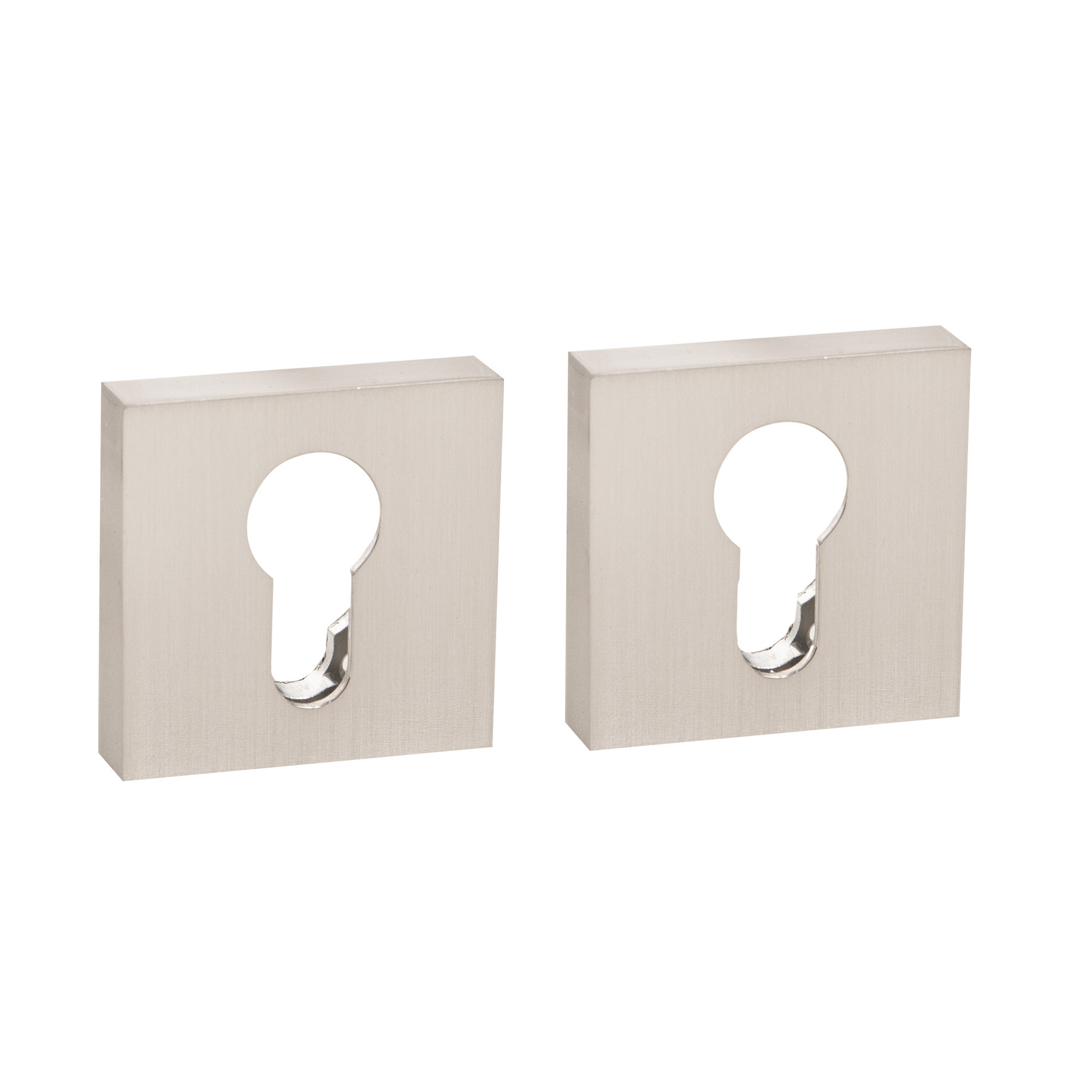 Накладка Fuaro (Фуаро) под цилиндр ET.K.DM51 (ET DM) SN/CP-3 матовый никель/хром 