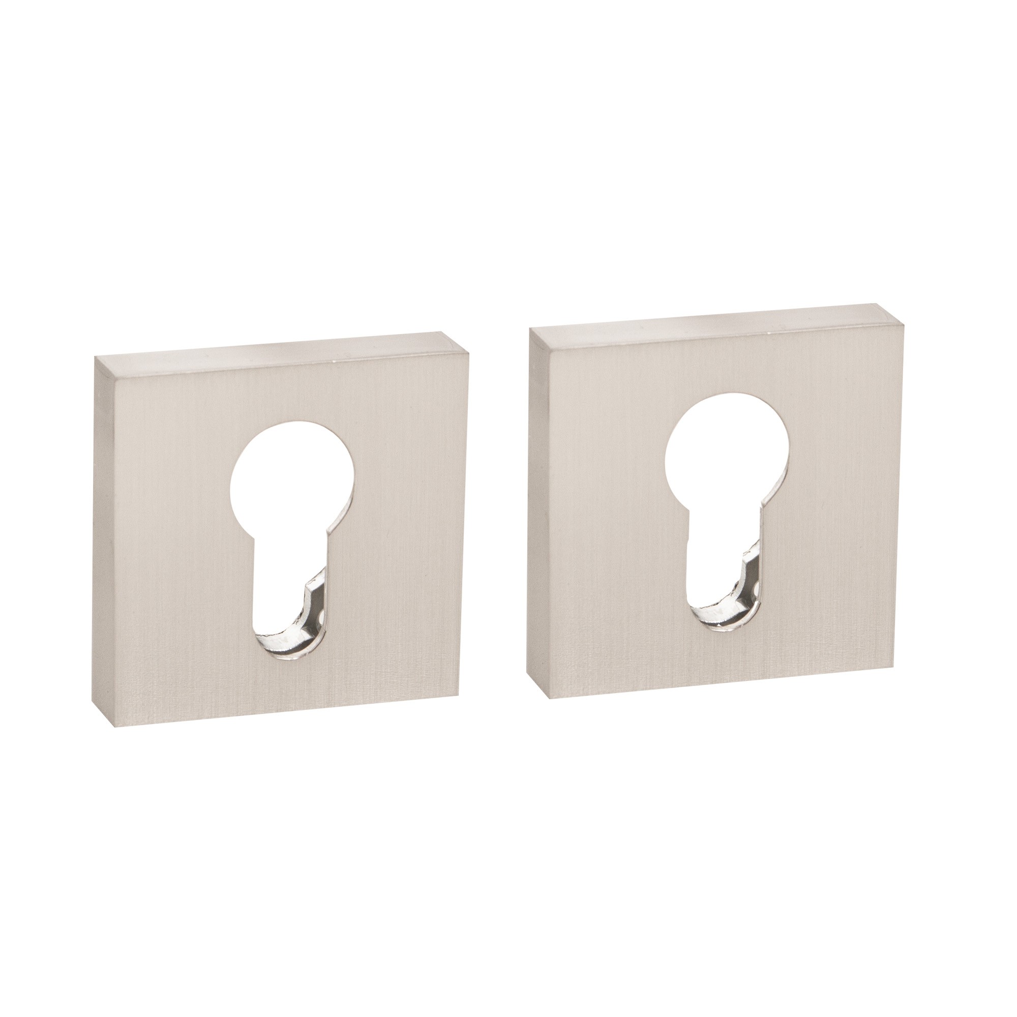 Накладка Fuaro (Фуаро) под цилиндр ET.K.DM51 (ET DM) SN/CP-3 матовый никель/хром 