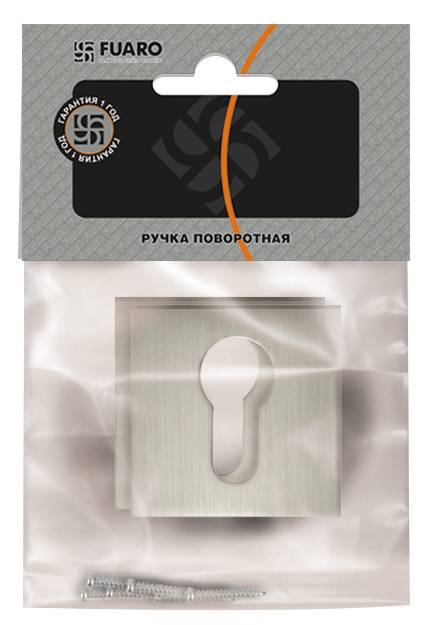 Накладка Fuaro (Фуаро) под цилиндр ET.K.DM51 (ET DM) SN/CP-3 матовый никель/хром 