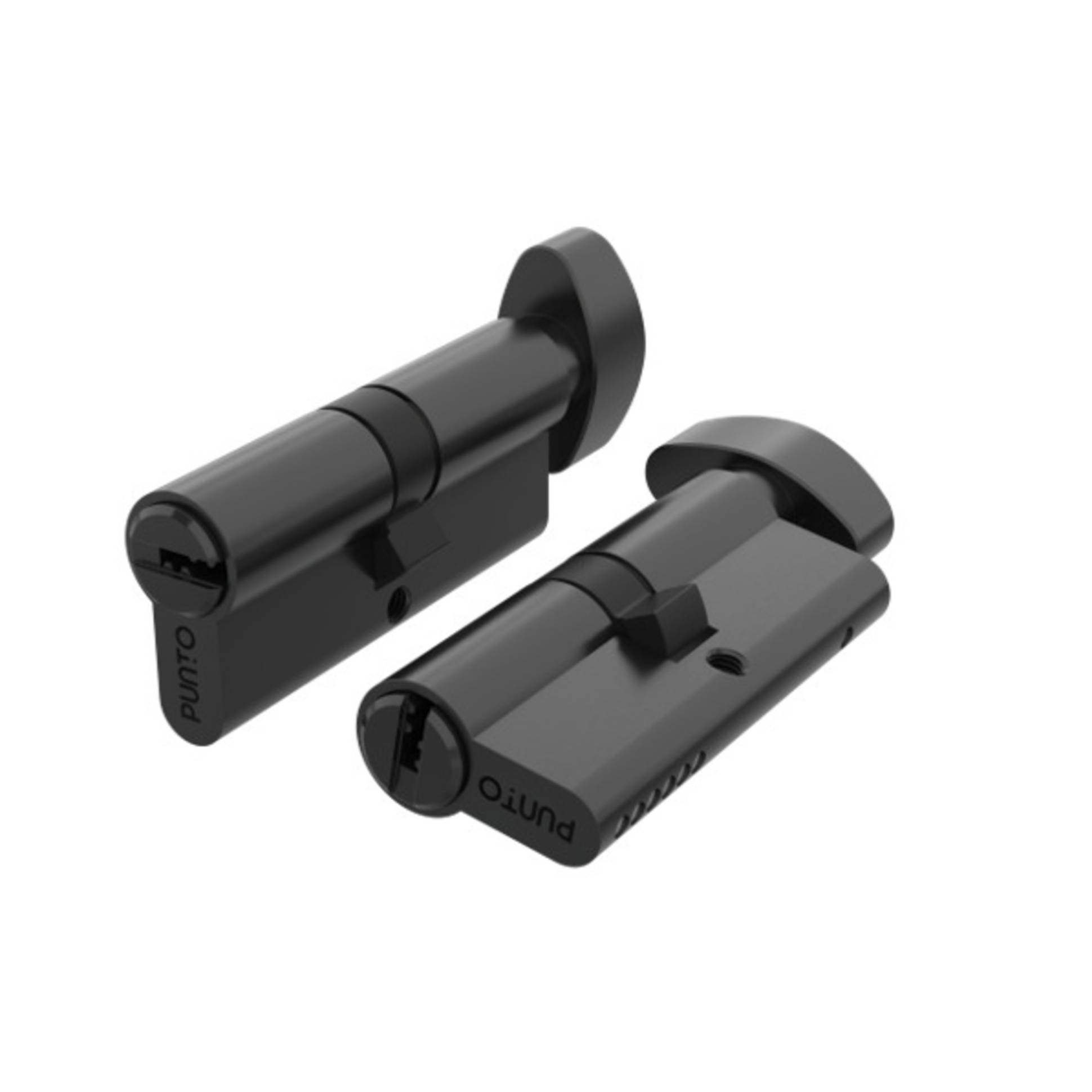 Цилиндровый Punto (Пунто) механизм Z3002Knob100(50+10+40) с вертушкой BL черный 