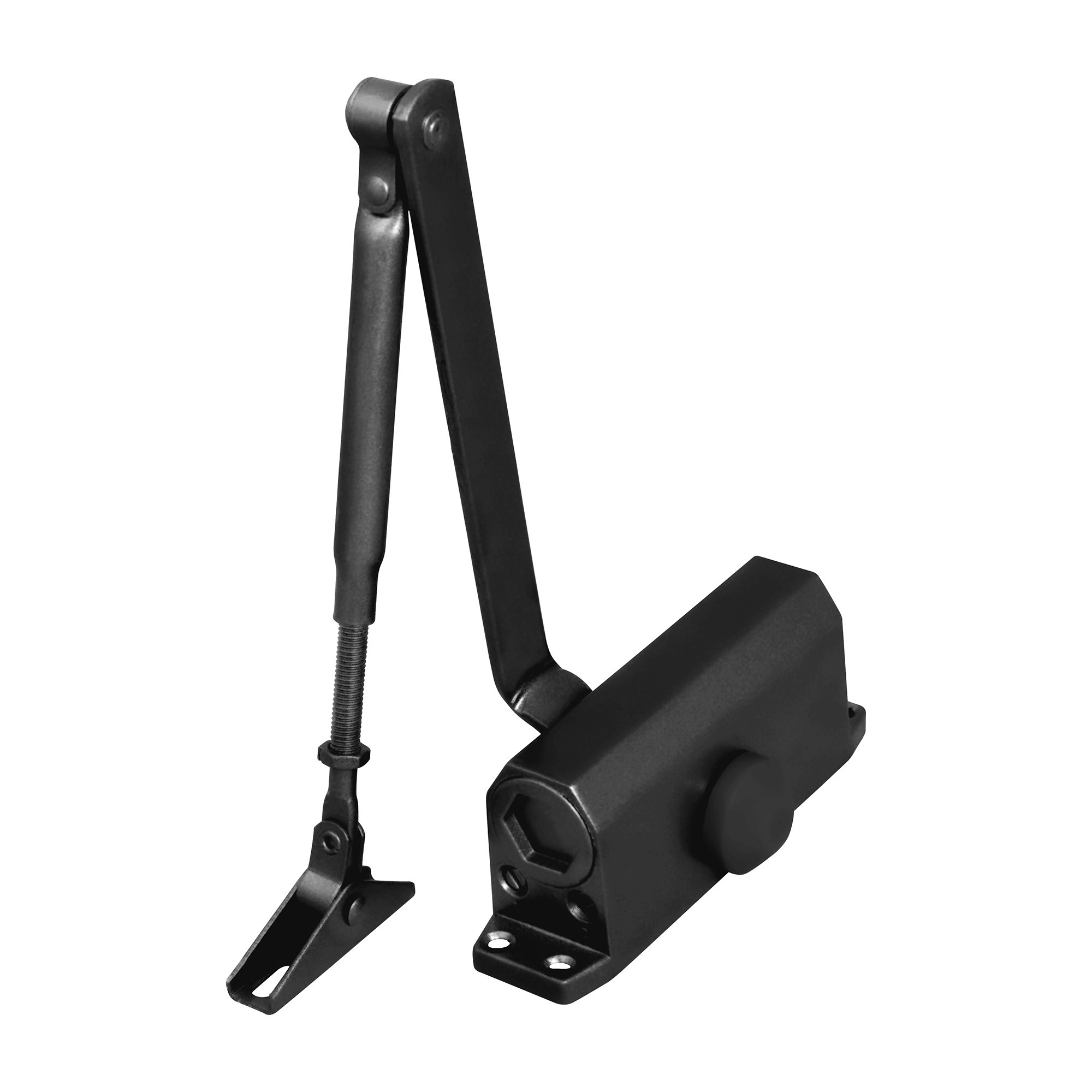 Доводчик Ajax (Аякс) дверной DCTR50-100 (TDR-100) 50-100кг BL черный 