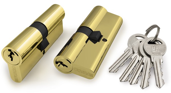 Цилиндровый Fuaro (Фуаро) механизм (100 ZA/70) 1000ZAKey70(30+10+30) PB латунь 5Key Цилиндровый Fuaro (Фуаро) механизм (100 ZA/70) 1000ZAKey70(30+10+30) PB латунь 5Key