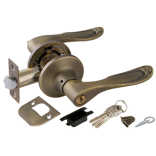 Ручка Punto (Пунто) защелка DK630 MAB-ET (6030 MAB-E) (кл./фик.) мат.бронза Ручка Punto (Пунто) защелка DK630 MAB-ET (6030 MAB-E) (кл./фик.) мат.бронза