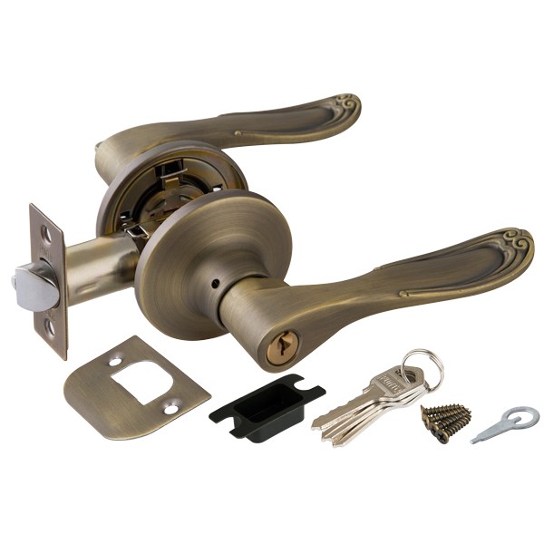 Ручка Punto (Пунто) защелка DK630 MAB-ET (6030 MAB-E) (кл./фик.) мат.бронза 