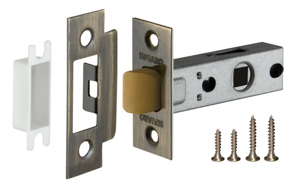 Защелка Fuaro (Фуаро) врезная PLASTP12-45-25 (P12-45) AB бронза Защелка Fuaro (Фуаро) врезная PLASTP12-45-25 (P12-45) AB бронза