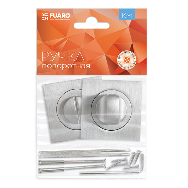 Ручка Fuaro (Фуаро) поворотная BK6.K.KM52 (BK6 KM) SSC-16 сатинированный хром Ручка Fuaro (Фуаро) поворотная BK6.K.KM52 (BK6 KM) SSC-16 сатинированный хром