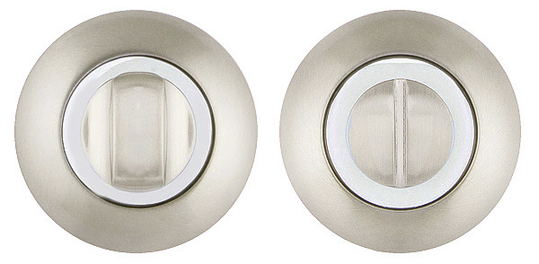 Ручка Ajax (Аякс) поворотная BK6.R.JR54 (BK6 JR) SN/CP-3 матовый никель/хром Ручка Ajax (Аякс) поворотная BK6.R.JR54 (BK6 JR) SN/CP-3 матовый никель/хром