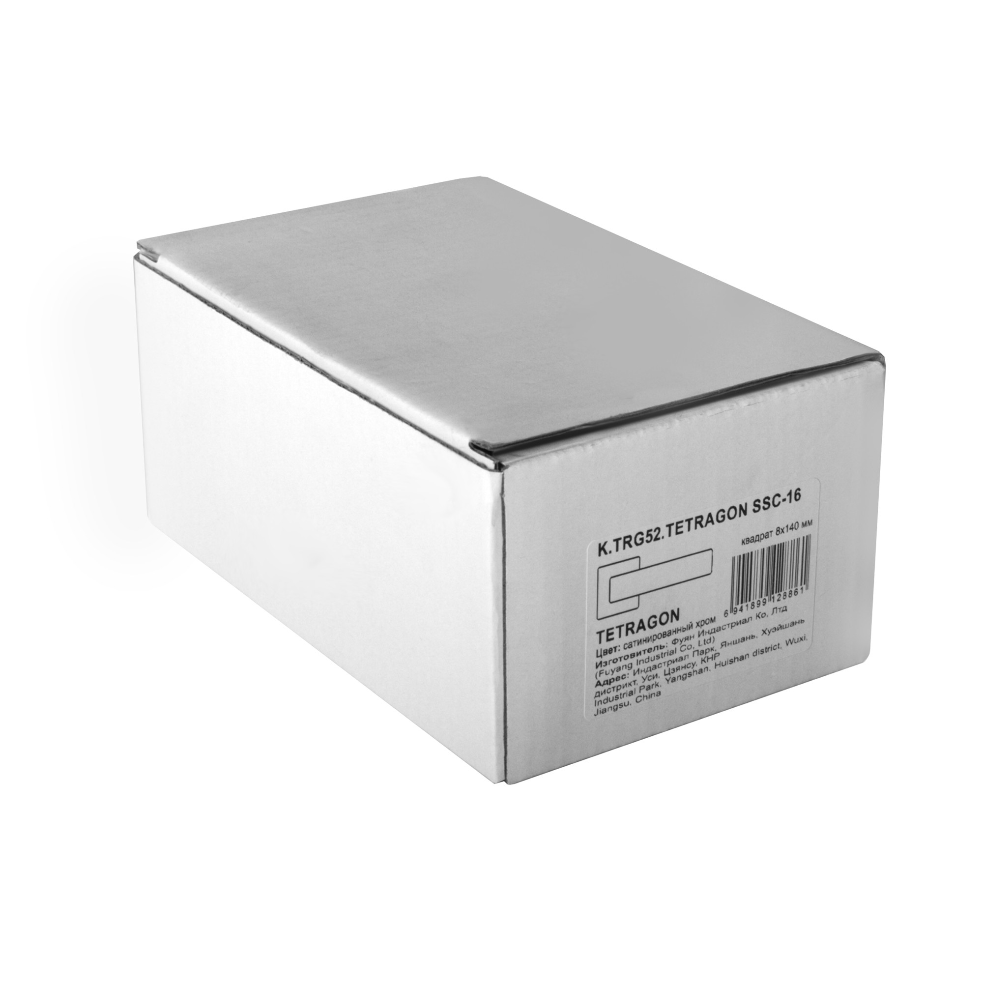 Ручка Fuaro (Фуаро) раздельная K.TRG52.TETRAGON SSC-16 сатин хром 8х140 мм Ручка Fuaro (Фуаро) раздельная K.TRG52.TETRAGON SSC-16 сатин хром 8х140 мм