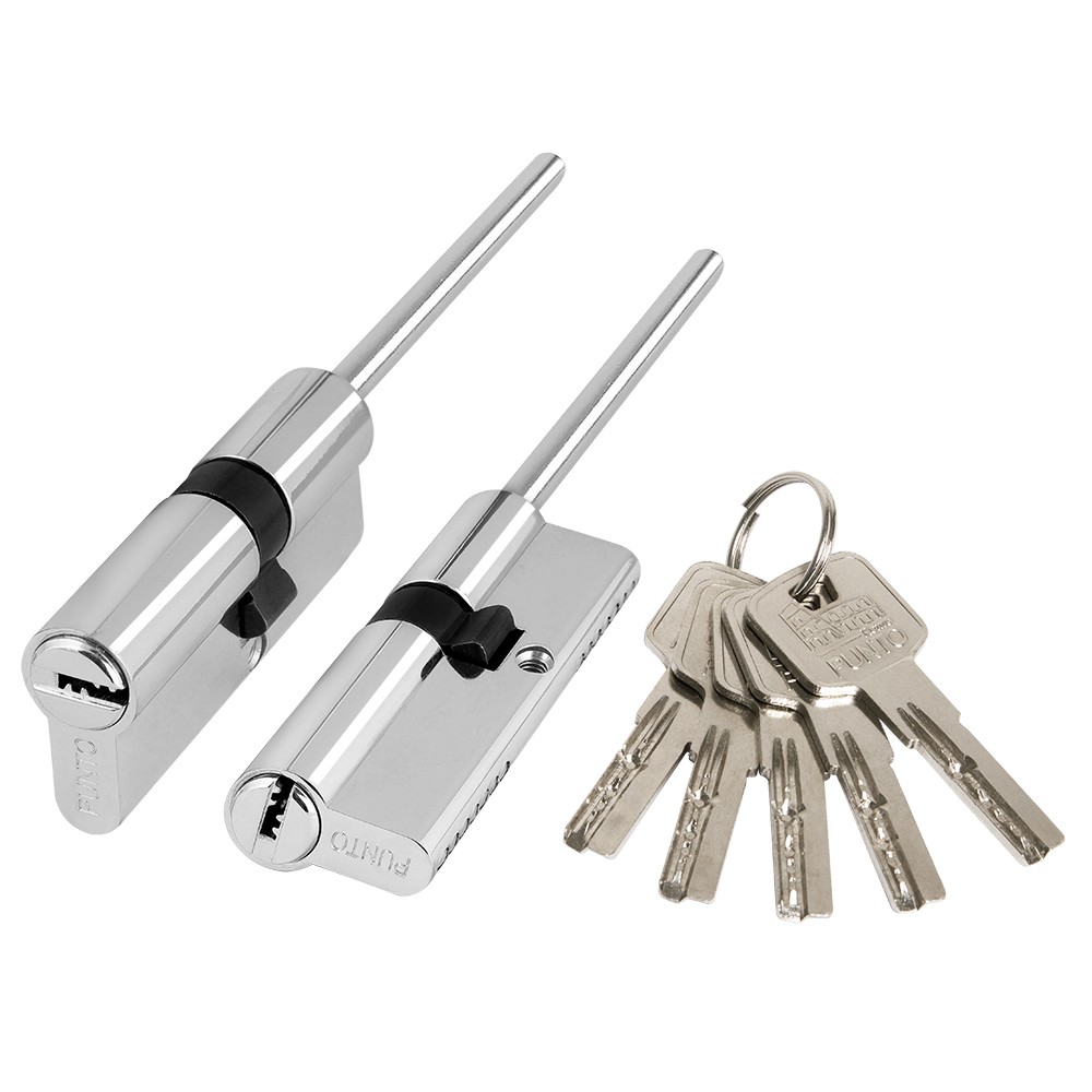 Цилиндровый Punto (Пунто) механизм Z3007Tang95(60+10+25) со штоком CP хром 